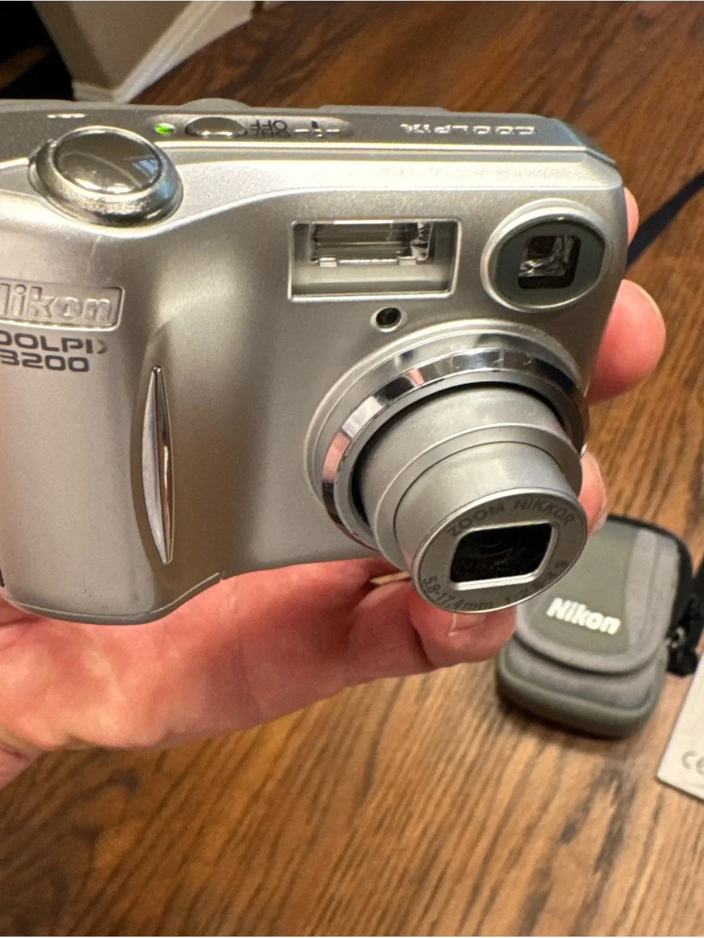 Nikon COOLPIX 3200 Silver Compact Digital Camera Tested Working Instruction Book